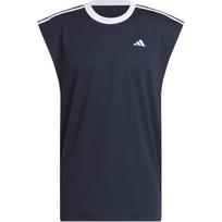 Adidas Logo Striped Quick-Dry Sleeveless Basketball Vest Men Tops Ink-Blue IY3723 XXL