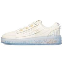 Anta Stash Jelly Shoes Transparent Sole Versatile Sports Casual Non-Slip Wear-Resistant Low-Top Skate Shoes Women sneaker White Purple 922228030-1 35.5 white