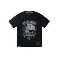 Li Ning Badfive Basketball Series Jiangzuo Wind Flow Print Sports Round Neck Short Sleeve T-Shirt Men Tops Black AHSRB69-2 S