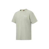 Li Ning Vital Essential Solid Color Logo Embroidered Loose Round Neck Short Sleeve T-Shirt Unisex Tops Cyan AHST169-2 XXL