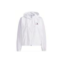 Adidas Neo Three-Stripe Color Block Long Sleeve Hooded Jacket Women Jacket White H45099 S