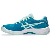 Asics Gel Game 9 GS Teal Blue Kids Sneakers White 1044A052-406 37 white