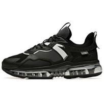 Anta NASA X  SEEED Collaboration Fabric Synthetic Leather Non-Slip Wear-Resistant Low-Top Sports Casual Shoes Men Sneakers Black Gray 91945513-5 44.5