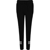 Adidas Neo Logo Embroidered Striped Comfortable Casual Knitted Sports Pants Women bottoms Black DM4172 S