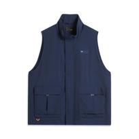 Li Ning Comfortable Versatile Loose Vest Men Vests Deep-Iris-Blue AMDU021-3 XL