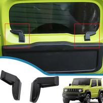 Car Rear Windshield Heating Wire Protection Cover Trim for Suzuki Jimny JB64 JB74 -2023 Interior Mouldings Accessories Black 2PCS