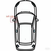 Lens For Honda Civic 2016 2017 2018    Blind Spot Rearview Mirror Glass Car Accessories 76253-TBA-C01 76203-TBA-C01 1pc left