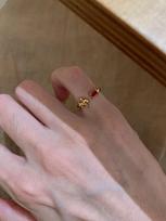 Pearl gemstone ring women's antique index finger ring open ring live broadcast wholesale