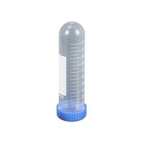 50x 50ml Plastic Test Tube Round Bottom Centrifuge Tube Lab EP Tube  Bottle 1