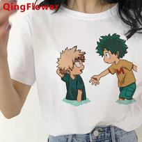 2026 New My Hero Academia Bakugou Boku No Hero Academia High Quality Men T-shirt White T Shirt Graphic Tees Women Tshirt Kawa... S įvairiaspalvis