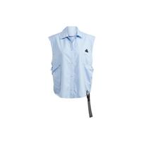 Adidas City Escape Casual Sports Vest With Stand Collar Women Vest Blue IA2138 S