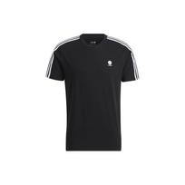 Adidas Neo Logo Stripe Sports T-Shirt Men Tops Black HD4666 M