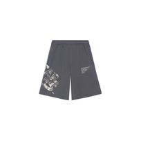 Li-Ning X Disney Star Wars Co-Branded Letter Print Casual Shorts Men Bottoms Thunder-Grey AKSS499-3 M gray
