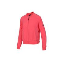 Adidas Solid Color Sports Windbreaker Jacket Women Jackets Pink EH6493 S red