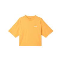 Levis Logo Loose Fit Round Neck Short Sleeve T-Shirt Women T-Shirts Yellow 18392-0004 S