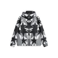 Li-Ning Windproof Comfortable Soft Sports Casual Windbreaker Men Outerwear Black Gray AFDT887-1 S black