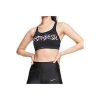 Nike Tokyo Olympics Pattern Logo Printed Sports Bra Women Underwear Black CV5577-010 XS