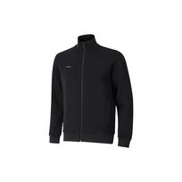 Li-Ning Solid Color Logo Casual Zip-Up Hoodie Men hoodies Black AWDSF15-1 XS