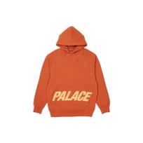 Palace FW22 Pal Pocket Slub Hooded Sweatshirt Men Hoodies Rust Orange P23C3130 M