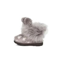 UGG Classic Mini Comfortable Versatile Kids Boots Kids boots Gray 1106897T-CHRC 22 gray