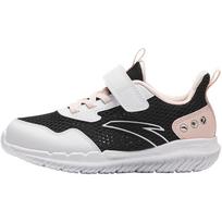 Anta Kids Vital Fashion Versatile Lightweight Shock Absorbing Breathable Low Top Running Shoes Kids Running Shoes Black White Baby-Pink A22439967-7 28