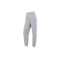 Adidas Neo Solid Color Brand Logo Printed Elastic Sports Pants Women Pants Gray IL4735 XL