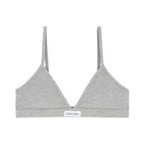 Calvin Klein Letter Comfort Breathable Bra Women underwear Gray QP3128O-P7A M gray
