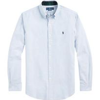Polo Ralph Lauren Pony Embroidered Single-Breasted Long Sleeve Shirt Men shirts Blue MNPOWOV16820053-400 S