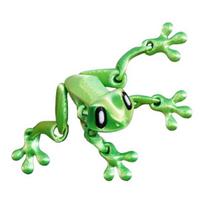 Judančios jungtys Varlė Magnetas ant šaldytuvo 3D spausdinta Varlė Fidget žaislas Artikuliuotas gyvūno modelis Figūrėlė Magnetinė Varlė Šaldytuvo Dekoracija Ornamentas