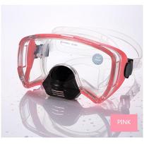 Scuba Diving Mask Professional Anti-Fogging Adults Mergulho Men and Women Water Repellent Goggles Swimming Eyeglasses Snorkel Diving Equipment rožinė