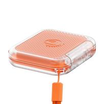 Ulanzi CC01 Mini Memory Card Case for SD TF CFA Cards Protable with Silicone Insert oranžinė