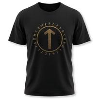Tiwaz Tyr Rune Circle T-Shirt | Norse Viking Elder Futhark Mythology Tee M