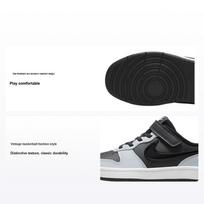 Nike Court Borough Low 2 PS Anthracite Stadium Grey Kids Sneakers Pure-Platinum Black BQ5451-014 35 white