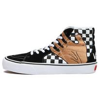 Vans Imran Potato x SK8-Hi VR3 LX Checkerboard Unisex Sneakers Black Black-Checkerboard True-White VN0A5EE7B7E 36