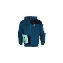 Puma Retro Block pilnas užtrauktukas Sherpa striukė su gobtuvu Vyriška striukė skaitmeninė mėlyna 530711-36 XS black