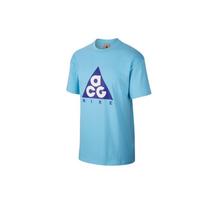 Nike Nrg Acg SS20 Logo Print Short Sleeve T-Shirt Men Tops Sky-Blue CV1533-450 XS blue