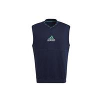 Adidas Solid Color V-Neck Sleeveless Vest Men Tops Blue HG8092 XL