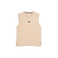 Adidas Round Neck Quick-Drying Comfort Sports Fitness Vest Men Tops Light-Brown Black JD8460 M