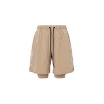 Nike Solid Color Training Straight-Leg Drawstring Mid-Waist Casual Shorts Men bottoms Khaki DV9335-247 M beige