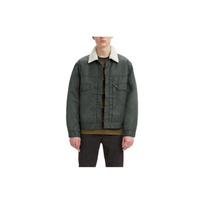 Levis Solid Color Loose Fit Work Jacket Men jackets Dark-Green A3267-0001 XS