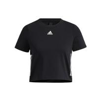 Adidas Atmos Collaboration Series Pattern Large Logo Sports Round Neck Short Sleeve T-Shirt Women Tops Black HF5116 XS