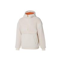 Puma Pliušinė laisvalaikio striukė su gobtuvu, moteriška striuke, beveik balta 929822-01 L beige