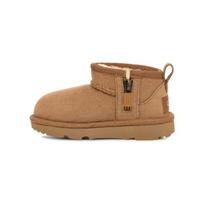 UGG Classic Ultra Mini Boot Chestnut (Toddler) Baby Sneakers 1130750T-CHE 22 brown