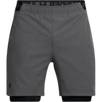 Under Armour Vanish Comfortable Elastic Sports Shorts Men shorts Rhino-Gray 1373764-025 XL gray