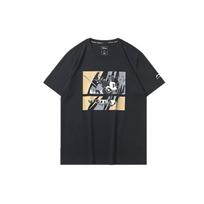 Li Ning Fun Time Mickey Print Short Sleeve T-Shirt Men Tops Black AHSQ527-1 L