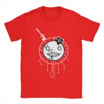 Emil NieR Automata Game Cosplay Game T Shirt Summer Men's 100 Cotton O Neck Oversize Tees Short Sleeve Awesome Tops S
