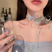 French temperament super long pearl necklace trendy versatile sweater chain retro necklace women