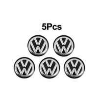Volkswagen VW 14mm Automobilio Nuotolinio Raktelio Lipdukas Aliuminio Emblema Lipdukas Volkswagen GTI Golf Polo Passat Tiguan Touareg Magotan T white