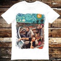 Famous Artists Vincent Van Gogh Frida Kahlo Salvador Dali Banksy T  Shirt 6318 M