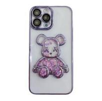 iLike    Apple    iPhone 15 Pro Max Silicone Case Print Desire Bear    Purple